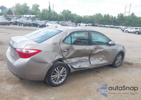 2014 Toyota Corolla Le Premium from USA, damaged, VIN 2T1BURHE5EC127924